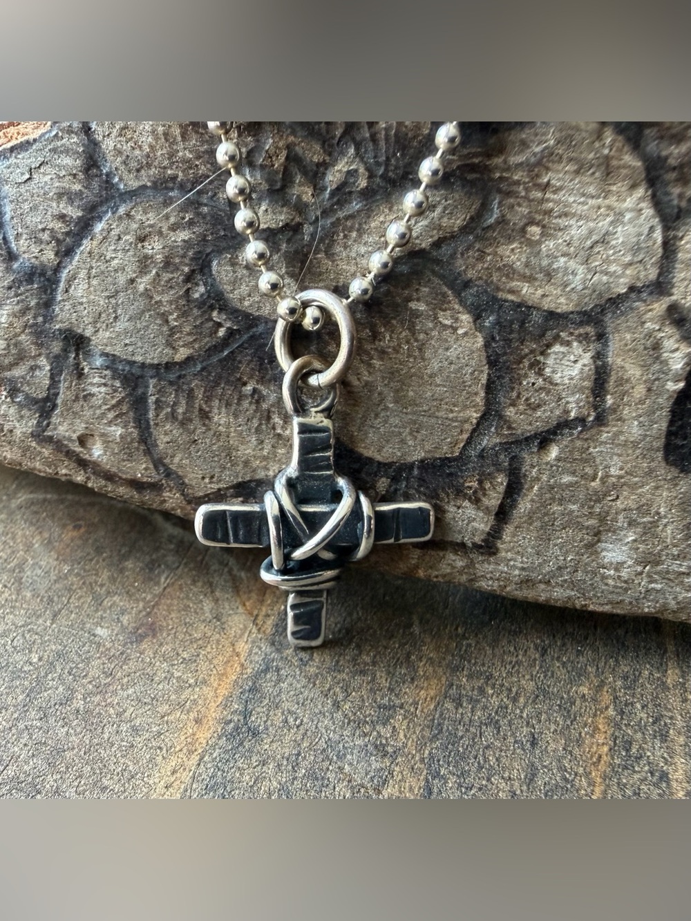 Cross Knot Pendant Necklace